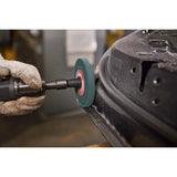 3M 7100173797 Scotch-Brite Roloc+ Clean and Strip XT Pro Disc TR+ 4 in x 1/2 in Extra Course Green Rust Removal Weld Cleaning Prepping Metal Prior to Paint (10 Pack) - 6