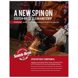 3M 7100175122 Scotch-Brite Clean and Strip XT Pro Disc, XO-DC, SiC Extra Coarse, Purple, 7 in x 7/8 in, Type 27 (5 Pack) - 8