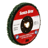 3M XC-DN Scotch-Brite Clean and Strip XT Pro Extra Cut TN Quick Change Disc, A/O XCRS, Green, 4-1/2 in x 5/8 in-11 (7100175465) (10 Pack) - 4