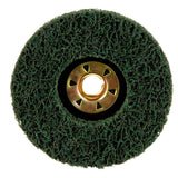 3M XC-DN Scotch-Brite Clean and Strip XT Pro Extra Cut TN Quick Change Disc, A/O XCRS, Green, 4-1/2 in x 5/8 in-11 (7100175465) (10 Pack) - 5
