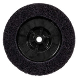 3M 7100175474 Scotch-Brite Clean and Strip XT Pro Disc, XO-DC, SiC Extra Coarse, Purple, 7 in x 5/8"-11, Type 27 (5 Pack) - 3