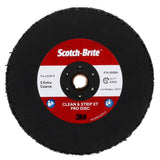 3M SB05589 Scotch-Brite Clean and Strip XT Pro TN Quick Change Disc, XO-DN, SiC Extra Coarse, Purple, 7 in x 5/8 in-11 (7100175514) (5 Pack)
