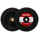3M SB05589 Scotch-Brite Clean and Strip XT Pro TN Quick Change Disc, XO-DN, SiC Extra Coarse, Purple, 7 in x 5/8 in-11 (7100175514) (5 Pack) - 5
