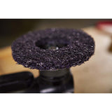 3M 7100175514 Scotch-Brite Clean and Strip XT Pro TN Quick Change Disc, XO-DN, SiC Extra Coarse, Purple, 7 in x 5/8 in-11 (5 Pack) - 6