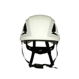 3M 7100175554 SecureFit X5001X-ANSI Safety Helmet, Non-Vented, White with 6-Point Ratchet Suspension