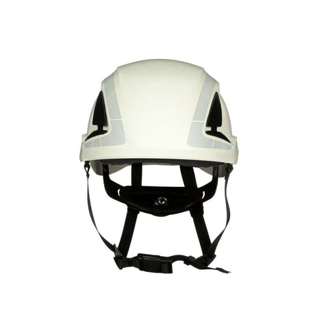 3M 7100175554 SecureFit X5001X-ANSI Safety Helmet, Non-Vented, White with 6-Point Ratchet Suspension
