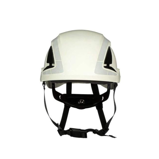3M 7100175554 SecureFit X5001X-ANSI Safety Helmet, Non-Vented, White with 6-Point Ratchet Suspension