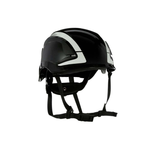 3M X5012X-ANSI SecureFit X5000 Non-Vented Safety Helmet with 6-Point Ratchet Suspension and Scotchlite Reflective, Black (7100175560) (4 Pack)