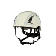 3M X5001VX-ANSI SecureFit X5000 Safety Helmet, Vented ABS Shell with 6-Point Ratchet Suspension and Scotchlite Reflective, White (7100175562) (4 Pack)