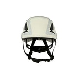 3M X5001VX-ANSI SecureFit X5000 Safety Helmet, Vented ABS Shell with 6-Point Ratchet Suspension and Scotchlite Reflective, White (7100175562) (4 Pack) - 2