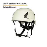 3M 7100175570 SecureFit X5001-ANSI Safety Helmet, Non-Vented ABS Shell, White - 2
