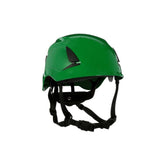 3M 7100175573 SecureFit X5004-ANSI Safety Helmet, Non-Vented, Green, 6-Point Ratchet Suspension for Construction and Heavy Infrastructure - 3