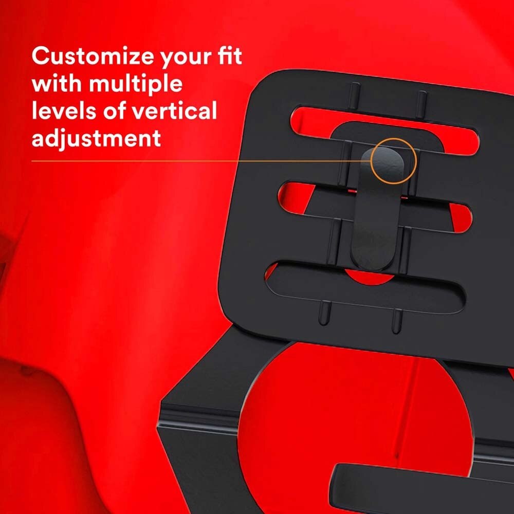 3M 7100175574 SecureFit Safety Helmet, Non-Vented, Red, Climbing Style with 6-Point Suspension - 9