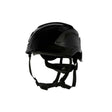 3M 7100175576 SecureFit X5000 Series Safety Helmet, Non-Vented, Black, 6-Point Ratchet Suspension