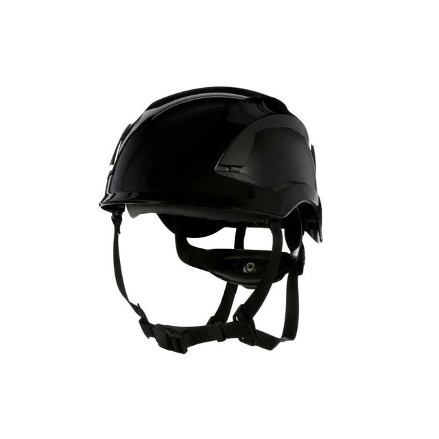 3M X5012-ANSI SecureFit X5000 Series Safety Helmet, Non-Vented, Black, 6-Point Ratchet Suspension (7100175576)