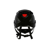 3M X5012-ANSI SecureFit X5000 Series Safety Helmet, Non-Vented, Black, 6-Point Ratchet Suspension (7100175576) (10 Pack) - 2