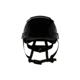 3M 7100175576 SecureFit X5000 Series Safety Helmet, Non-Vented, Black, 6-Point Ratchet Suspension - 3