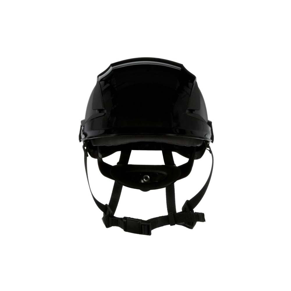 3M X5012-ANSI SecureFit X5000 Series Safety Helmet, Non-Vented, Black, 6-Point Ratchet Suspension (7100175576) (10 Pack) - 3