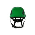 3M 7100175581 SecureFit X5004V-ANSI Safety Helmet, Vented Green with 6-Point Ratchet Suspension for Construction