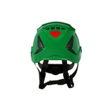 3M 7100175581 SecureFit X5004V-ANSI Safety Helmet, Vented Green with 6-Point Ratchet Suspension for Construction - 3