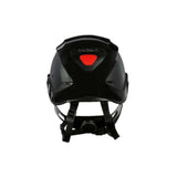 3M 7100175584 SecureFit X5000 Series Safety Helmet, Vented, Black, 6-Point Ratchet Suspension - 3