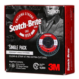 3M XC-DC Scotch-Brite Clean and Strip XT Pro Extra Cut Disc, Aluminum Oxide Extra Coarse, Green, 4-1/2 in x 5/8 in-11, Type 27 (7100176126) (10 Pack) - 10