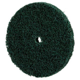 3M XC-DC Scotch-Brite Clean and Strip XT Pro Extra Cut Disc, A/O Extra Coarse, Green, 6 in x 1/2 in (7100176140) (15 Pack) - 3