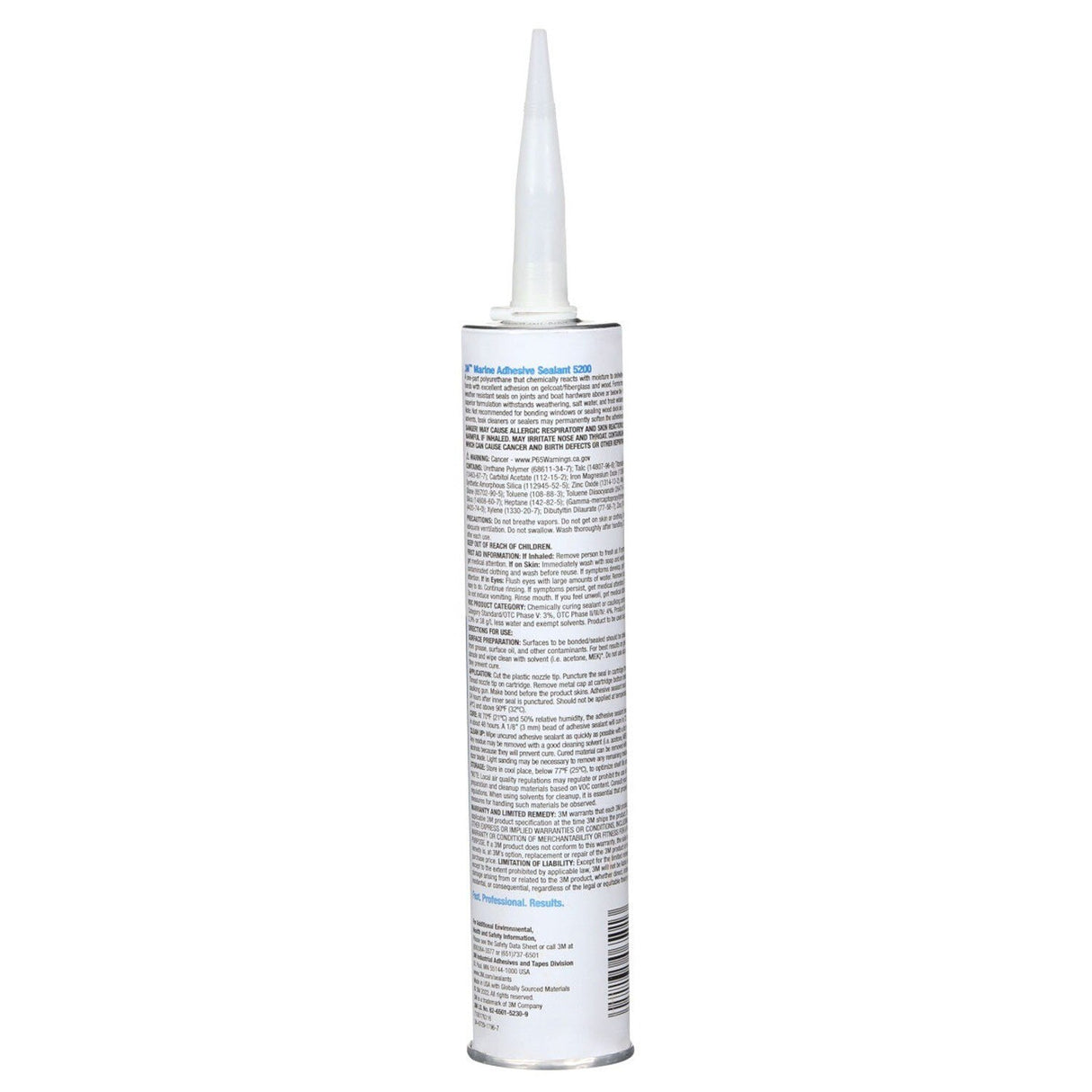 3M 06501 5200 Marine Adhesive Sealant Permanent Bonding Above and Below Waterline, Tan, 10 fl oz Cartridge (7100176316) (12 Pack) - 4