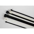 3M CTSB15BK120-L Steel Barb Cable Tie, Black, 15 inch, 120 lb (7100177322) (500 Pack)