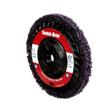 3M 7100177482 Scotch-Brite Clean and Strip XT Pro Disc, SiC Extra Coarse, Type 27, 5 in x 5/8-11 (10 Pack) - 3