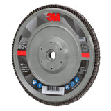 3M 769F Flap Disc T29 Quick Change Abrasive Disc 80+, Purple, 7 in x 5/8 in-11 (7100177901) (5 Pack) - 4