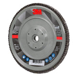 3M 769F Flap Disc T29 Quick Change Abrasive Disc 80+, Purple, 7 in x 5/8 in-11 (7100177901) (5 Pack) - 4