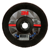 3M 769F Flap Disc, T29, 60+, Precision Shaped Ceramic, Purple, 7 in x 7/8 in (7100177968) (5 Pack)