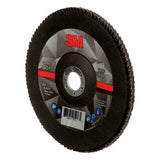 3M 769F Flap Disc, T29, 60+, Precision Shaped Ceramic, Purple, 7 in x 7/8 in (7100177968) (5 Pack) - 4