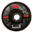 3M 769F Flap Disc, 40+, T27, Precision Shaped Ceramic, Purple, 5 in x 7/8 in Center Hole (7100178012) (10 Pack)