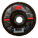 3M 769F Flap Disc, 40+, T27, Precision Shaped Ceramic, Purple, 5 in x 7/8 in Center Hole (7100178012) (10 Pack)