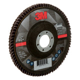 3M 769F Flap Disc, 40+, T27, Precision Shaped Ceramic, Purple, 5 in x 7/8 in Center Hole (7100178012) (10 Pack) - 4