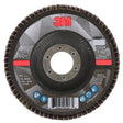 3M 769F Flap Disc, T29, 60+, Precision Shaped Ceramic, Purple, 4-1/2 in x 7/8 in (7100178027) (10 Pack)