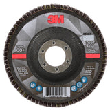 3M 769F Flap Disc, T29, 60+, Precision Shaped Ceramic, Purple, 4-1/2 in x 7/8 in (7100178027) (10 Pack)