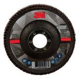 3M 7100178028 Flap Disc 769F, 80+, T29, 4-1/2 in x 7/8 in (10 Pack)