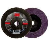 3M 7100178029 Flap Disc 769F, 40+, T27, 7 in x 7/8 in (5 Pack) - 5