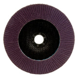 3M 769F Flap Disc, Type 27, Precision Shaped Ceramic 60+, Purple, 7 in x 7/8 in (7100178030) (5 Pack) - 3