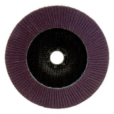 3M 769F Flap Disc, Type 27, Precision Shaped Ceramic 60+, Purple, 7 in x 7/8 in (7100178030) (5 Pack) - 3