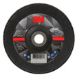 3M 769F Flap Disc, Type 29, 120+, Precision Shaped Ceramic, Purple, 7 in x 7/8 in (7100178089) (250 Pack)