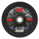 3M 769F Flap Disc, Type 29, 120+, Precision Shaped Ceramic, Purple, 7 in x 7/8 in (7100178089) (250 Pack)