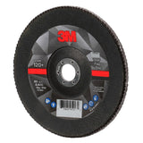 3M 769F Flap Disc, Type 29, 120+, Precision Shaped Ceramic, Purple, 7 in x 7/8 in (7100178089) (250 Pack) - 5