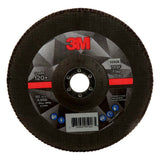 3M 769F Flap Disc Type 27, 120+ Grit, 7 in x 7/8 in for Grinding and Finishing on Carbon and Stainless Steel (7100178090) (5 Pack)