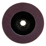 3M 769F Flap Disc Type 27, 120+ Grit, 7 in x 7/8 in for Grinding and Finishing on Carbon and Stainless Steel (7100178090) (5 Pack) - 3