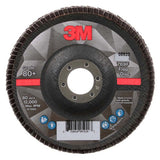 3M 769F Flap Disc , 80+, T29, 5 in x 7/8 in (7100178123) (10 Pack)