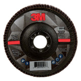 3M 7100178127 Flap Disc 769F, 40+, T29, 5 in x 7/8 in (10 Pack)